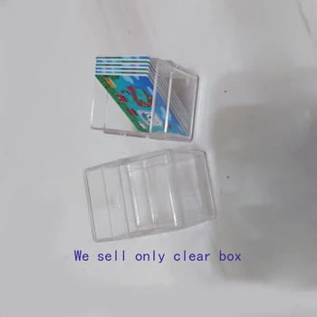 Прозрачная пластиковая коробка для коммутатора NS amiibo mini card crystal box прозрачный корпус коробки для хранения