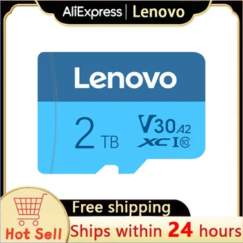Lenovo 2TB Class 10 Micro TF SD Карта 1TB 512GB 256GB Мобильное хранилище Высокоскоростная Карта Флэш-Памяти Cartao De Memoria Для Настольного ПК