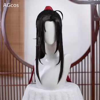Аниме AGCOS Mo Dao Zu Shi Mo Xuanyu Косплей Парик Mo Xuan Yu на Хэллоуин, потому что черные парики с длинными волосами