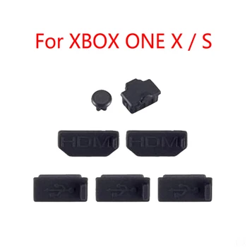 USB HDMI-Comp Пылезащитная заглушка для игровой консоли Xbox One X S Силиконовая Пылезащитная заглушка для пылезащитных комплектов контроллера