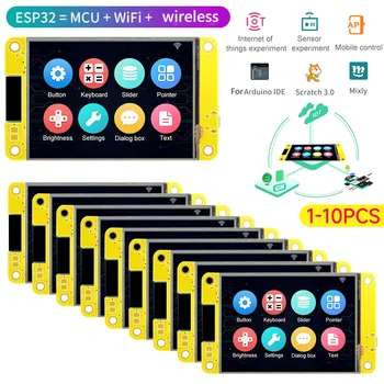ESP32 MCU 2,8-Дюймовый Смарт-Дисплей для Arduino LVGL WIFI Bluetooth Сенсорный WROOM 240*320 Экран ЖК-TFT Модуль с Бесплатными Обучающими программами