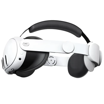 Для Meta Quest 3 VR Головной ремень Удобный головной убор из губки Регулируемое оголовье Аксессуары для виртуальной реальности