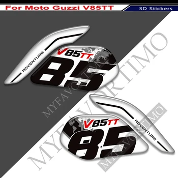 Наклейки на лобовое стекло Windscree, накладка на бак, багажник для Moto Guzzi V85TT, протектор V85 TT, чехлы для багажа, Эмблема, логотип