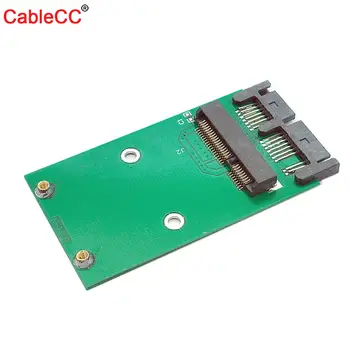 Карта-конвертер SSD-накопителя Zihan Mini PCI-e PCIe mSATA 3x5 см на 1,8 Micro SATA-адаптер