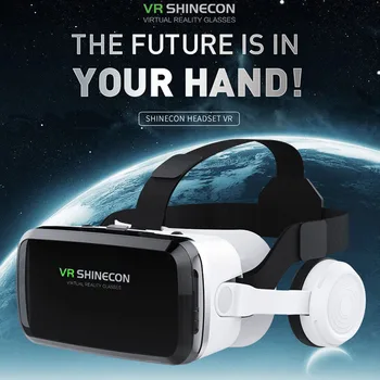 Оригинальная коробка для очков виртуальной реальности 3D G04BS, стереофоническая картонная гарнитура VR, шлем для смартфона IOS Android, беспроводная перекладина