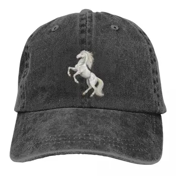 Однотонные папины шляпы Модная женская шляпа с солнцезащитным козырьком Бейсболки с козырьком в виде лошади и животного