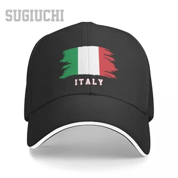 Унисекс Сэндвич Итальянская бейсболка с национальным флагом Италии Мужчины Женщины Хип-хоп Кепки Snapback Шляпа для гольфа Рыбалка