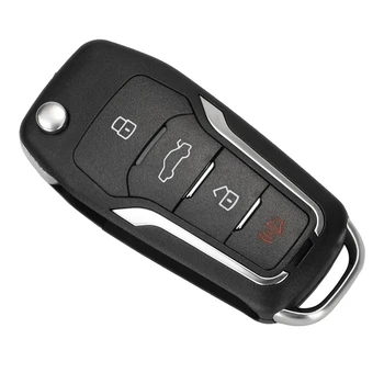 5X Для Xhorse XKFO01EN Универсальный Проводной Дистанционный Брелок С Откидной 4 Кнопкой Для Ford Style Для VVDI Key Tool