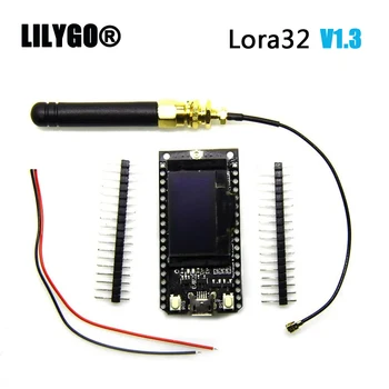LILYGO® LoRa V1.3 ESP32 SX1276 868/915 МГц WIFI Беспроводной модуль Bluetooth 0,96-дюймовый OLED-экран С поддержкой Arduino Development Board