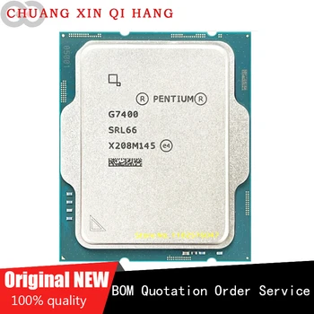 Usado ДЛЯ Intel Pentium G7400 с частотой 3,7 ГГц Используется двухъядерный процессор с 4 потоками 10 Нм L3 = 6 М 46 Вт LGA 1700 CPU