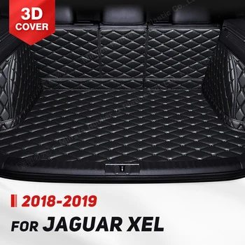 Автоматический Коврик для багажника с полным покрытием для Jaguar XEL 2018 2019, Накладка для багажника Автомобиля, Аксессуары для защиты салона Грузового Лайнера