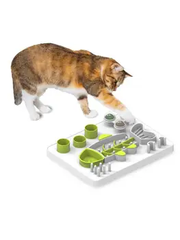 Игрушки для домашних животных, Корм для кошек в форме рыбки, игровой лабиринт, Игрушки для кошек, принадлежности для обучения укусу