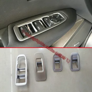 ABS Перламутровый хром Внутри кнопок внутренней двери, накладка на панель для Cadillac XT5 2016 2017 Наклейки на автомобильные Аксессуары