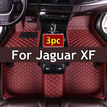 Автомобильные Коврики Для Jaguar XF X260 2016 ~ 2022 Ковровые Дорожки Прочный Кожаный Коврик Анти Грязные Накладки Детали Интерьера Автомобиля Автомобильные Аксессуары