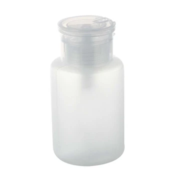 3x150 мл Лак для ногтей и макияжа Пластиковый насос-дозатор для снятия флакона Белый