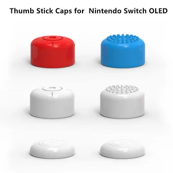 Heystop Thumb Stick Caps для Nintendo Switch OLED, Nintendo Switch oled Ручка Силиконовый Колпачок NS Аксессуары Ручка Кнопка Крышка