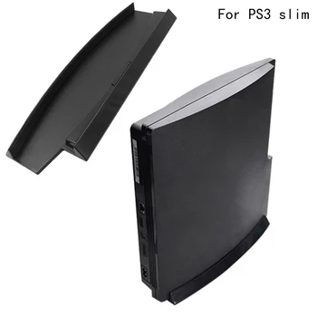 Вертикальный Держатель Подставки Для удержания Док-станции Пластиковое основание кронштейна для консоли PS3 Slim Черный