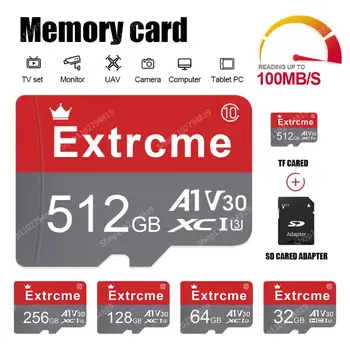 Карты памяти Class10 32GB 64GB 128GB 256GB 512GB Мобильный Телефон Micro TF SD-Карта Для Телефона/Компьютера/Камеры Mini Card