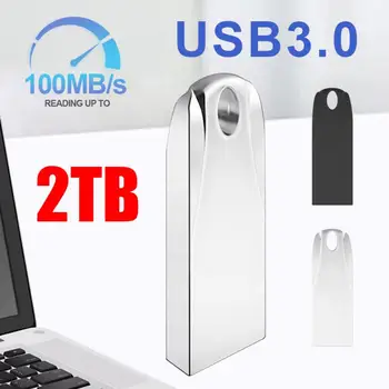 2 ТБ флэш-накопителей USB 3.0, 1 ТБ высокоскоростной флешки, USB-флэш-диск, 128 ГБ USB-накопитель, U-флешка, водонепроницаемый для ноутбука, ПК, телевизора