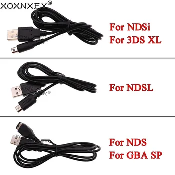 XOXNXEX 1ШТ USB Зарядное Устройство Для Передачи Данных Зарядный Кабель Питания Шнур для DS Lite DSL NDSL Для NDSi 3DS Новый 3DS XL LL NDS GBA SP