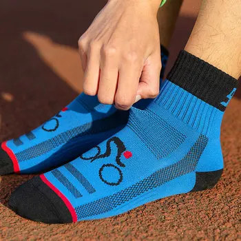 Нескользящие спортивные носки для велоспорта на открытом воздухе, красочные, с запахом, для бега по лодыжкам, спортивные Женские Мужские противоскользящие носки