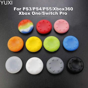 YUXI 1ШТ Высокое Качество Grip Caps Чехол Для PS4/PS3/PS5/Xbox360/Xbox One/Switch Pro Геймпад Аксессуары Для Контроллера