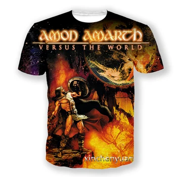 xinchenyuan Amon Amarth, Мужская футболка с 3D принтом, хип-хоп, Женская футболка, Одежда Унисекс, Топы Поставщиков для Drop Shipper A41
