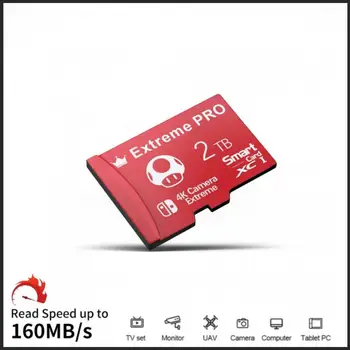 Карта памяти 512GB 1TB 64GB 128GB 256GB Высокоскоростная Флэш-карта TF SD Card 256 128 64 32 16GB Micro TF SD Flash MemoryCard