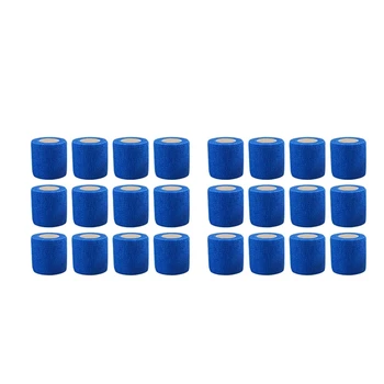 Связующая лента, самоклеящаяся эластичная бандажная лента (5x450 см, упаковка из 24 штук)-Синий
