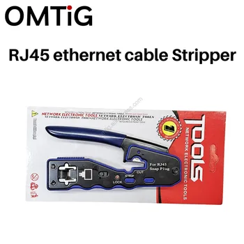 OMTiG Rj45 Щипцы Сетевые Инструменты Плоскогубцы Cat5 Cat6 8p Rg Rj 45 Устройство Для Зачистки Кабеля Ethernet Прижимной Зажим Для Проводов Щипцы Зажим Rg45 Lan