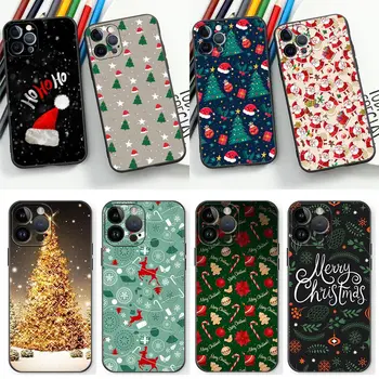 Счастливого Рождества И Нового Года Чехол Для Телефона iPhone Apple 15 14 13 12 11 Pro XS Max Mini X SE 8 7 Plus Case Shell Funda Coque