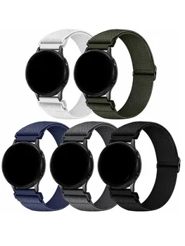 20 мм 22 мм Ремешок для Amazfit GTR Mini/bip3 pro/Samsung Galaxy Watch 6/5/4 Ремешок Эластичные Браслеты для Amazfit GTR 4 /BIP5/GTR 3