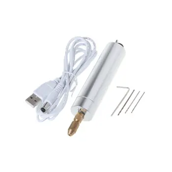 Электрическая дрель RipengPI, USB Mini Micro Электрическая ручная дрель для сверления печатных плат DIY Пластиковая Перфорация по дереву