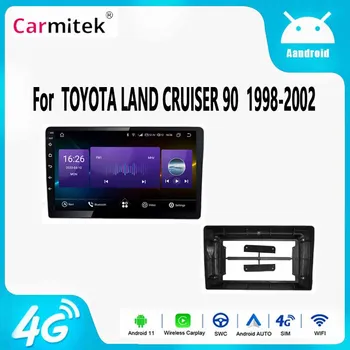 8 core 6G 64G Android Автомобильное радио FM GPS Мультимедийный плеер для Toyota Land Cruiser 90 1998 1999 2000 2001 2002 DSP SWC