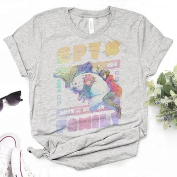 Женские топы Spy x Family harajuku Y2K, летние футболки, уличная одежда с комиксами и мангой для девочек