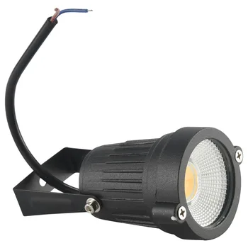 COB 3W 12V LED Lawn Light Водонепроницаемый Светодиодный Прожектор Garden Garden Light Наружный Прожектор (без столбов, теплые цвета)