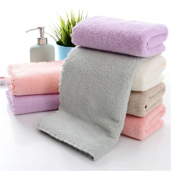 Мягкое полотенце для сухих волос, водопоглощающее двустороннее полотенце из микрофибры кораллового бархата для ванной, мытья автомобилей, чистки домашнего текстиля