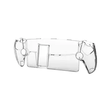 Для консоли PlayStation Portal Защитный чехол с разделенным кристаллом, прозрачный защитный чехол для ПК, простая установка, предотвращение падения.