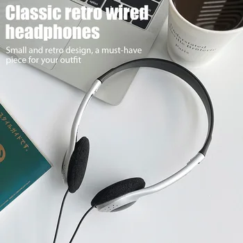 Модная винтажная ретро-классическая гарнитура 80-х годов для Sony Panasonic CD MD Walkman MP3, модель позы для съемки, наушники для Xiaomi Samsung