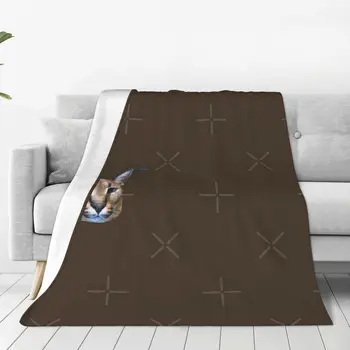Одеяло Big Floppa 1324, покрывало На кровать, чехол для пляжного дивана, сохраняющий тепло