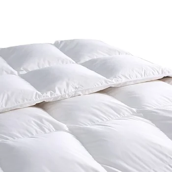 Роскошные комплекты одеял Корея со вставкой из 30% гусиного пуха, Роскошная оболочка из 100 хлопка на весь сезон с пуховым одеялом King Size