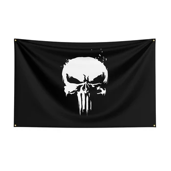 Флаг на черном фоне размером 3x5 дюймов с полиэстером и другой баннер для декора 11
