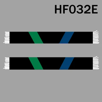 Размер MHFC 145 * 18 см, новый черный шарф 2022 года для фанатов двусторонней вязки HF032E