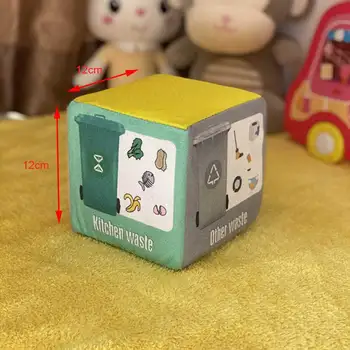 1шт Новый 12 см цветной гигантский губчатый кубик из искусственной кожи шестигранные игровые игрушки par Гигантский Губчатый Кубик