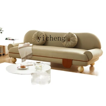 XL Пряморядный Тканевый диван Для Гостиной, Небольшой Квартирный диван