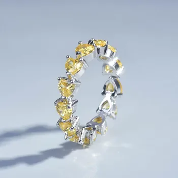 Изящное кольцо из стерлингового серебра 925 пробы с розовым кристаллом циркона Эффектные кольца для женских гламурных украшений, помолвки, свадебных подарков
