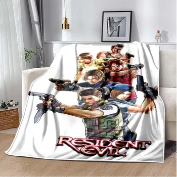 Игровое одеяло Resident Evil 4, легкая Теплая изоляция, Диван-кровать, Наколенники для офисного автомобиля, Одеяла, Decke, couverture, stragulum