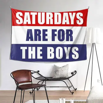 Субботы - для мальчиков, гобелен, висящий на стене в стиле хиппи, Эстетичный домашний декор, гобелены для гостиной, спальни, комнаты в общежитии