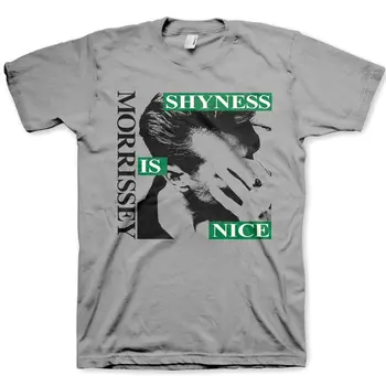 Аутентичная футболка Morrissey Shyness серого цвета, размеры S, M, L, XL, 2XL, новая