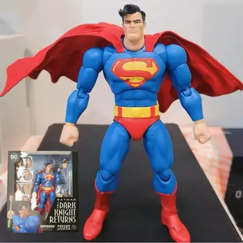 Оригинальная игрушка Medicom Mafex The Dark Knight Returns Superman 6-дюймовая коллекция аниме-фигурок, игрушки-модели из ПВХ, подарок на фестиваль